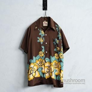 KAHANAMOKU S/S HAWAIIAN SHIRTEarly Label/GOOD CONDITION/MEDIUM
