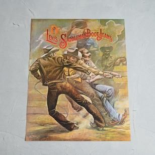 LEVI'S ADVERTISING POSTERGOOD CONDITION