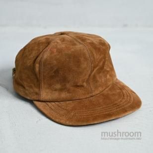 L.L.BEAN NUBUCK LEATHER BASEBALL CAPGOOD CONDITION/MEDIUM