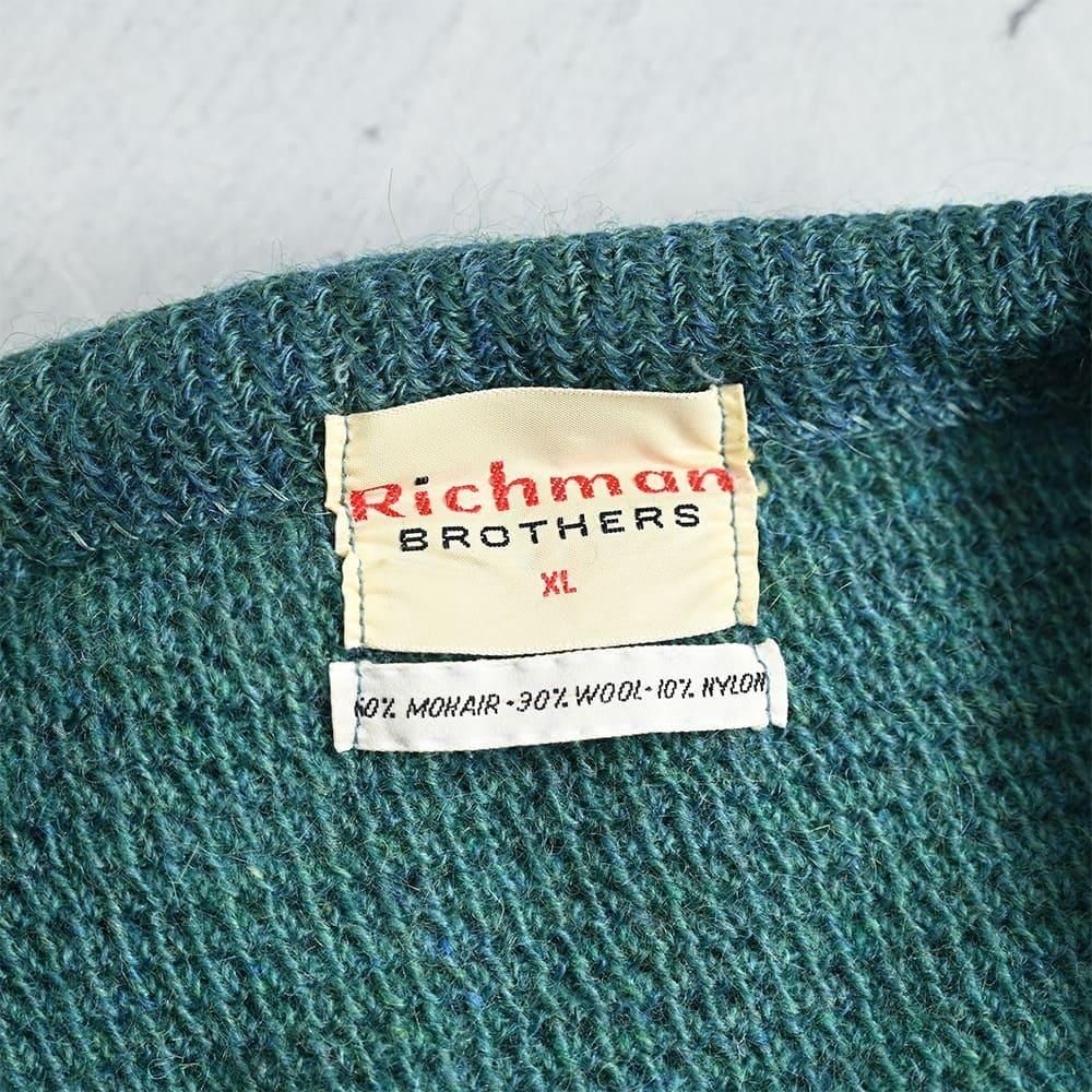 RICHMAN BROTHERS MOHAIR CARDIGAN（ALMOST DEADSTOCK/X-LARGE