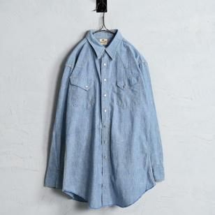 WRANGLER CHAMBRAY WESTERN SHIRT1950'S/VERY GOOD CONDITION