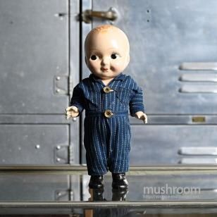 BUDDY Lee DOLL with WABASH STRIPEAround 1920'S-1930'S/GOOD CONDITION