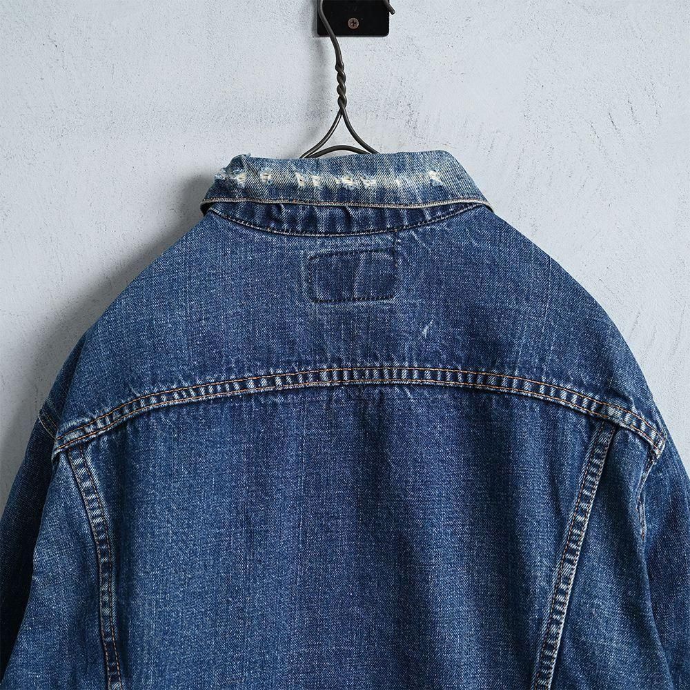 LEVI'S 70505-0217 BIGE DENIM JACKET（GOOD DAMAGE/SUPER BIG