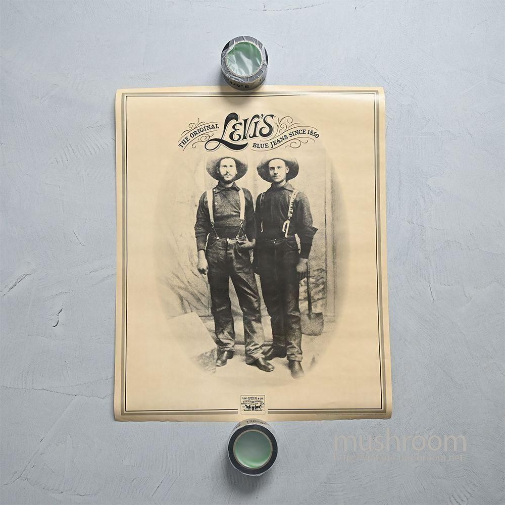 LEVI'S ADVERTISING POSTER（1980'S/GOOD CONDITION）