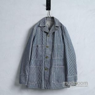 OSH KOSH HICKORY-STRIPED COVERALLAround 1940'S/GOOD CONDITION