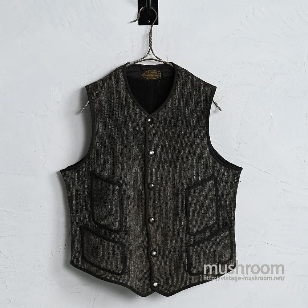 Chas.R.Campbell BEACH CLOTH VEST by BROWN'S BEACH（1920'S-30'S/RARE PIECE）