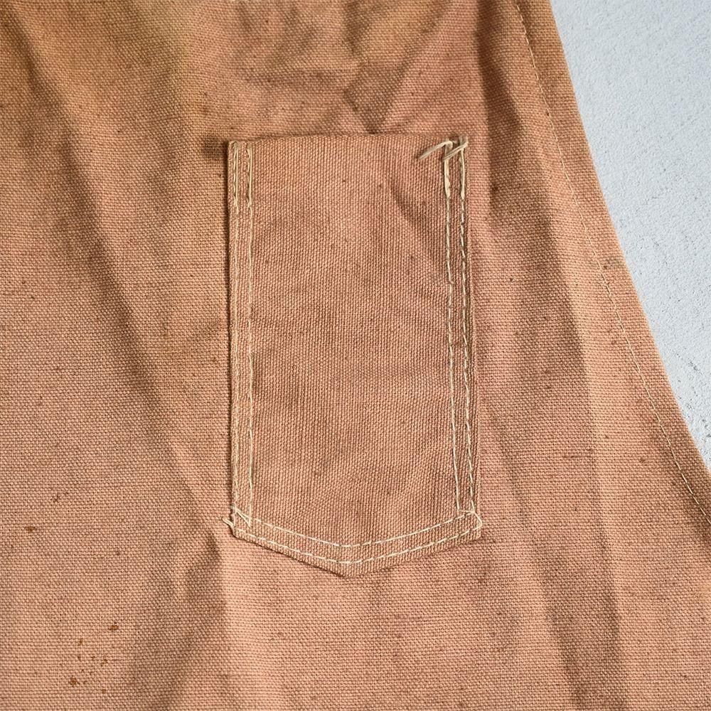 OLD BROWN DUCK WORK APRON（30'S40'S/GOOD FADE） - 古着屋