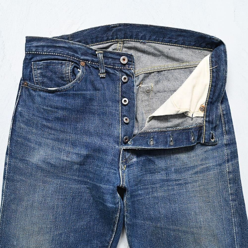 Levi's ヴィンテージクロージング501 XX ダークブルー W33 L34 WW2 LEVI'S S501XX JEANS with LAUREL BUTTON（GOOD CONDITION