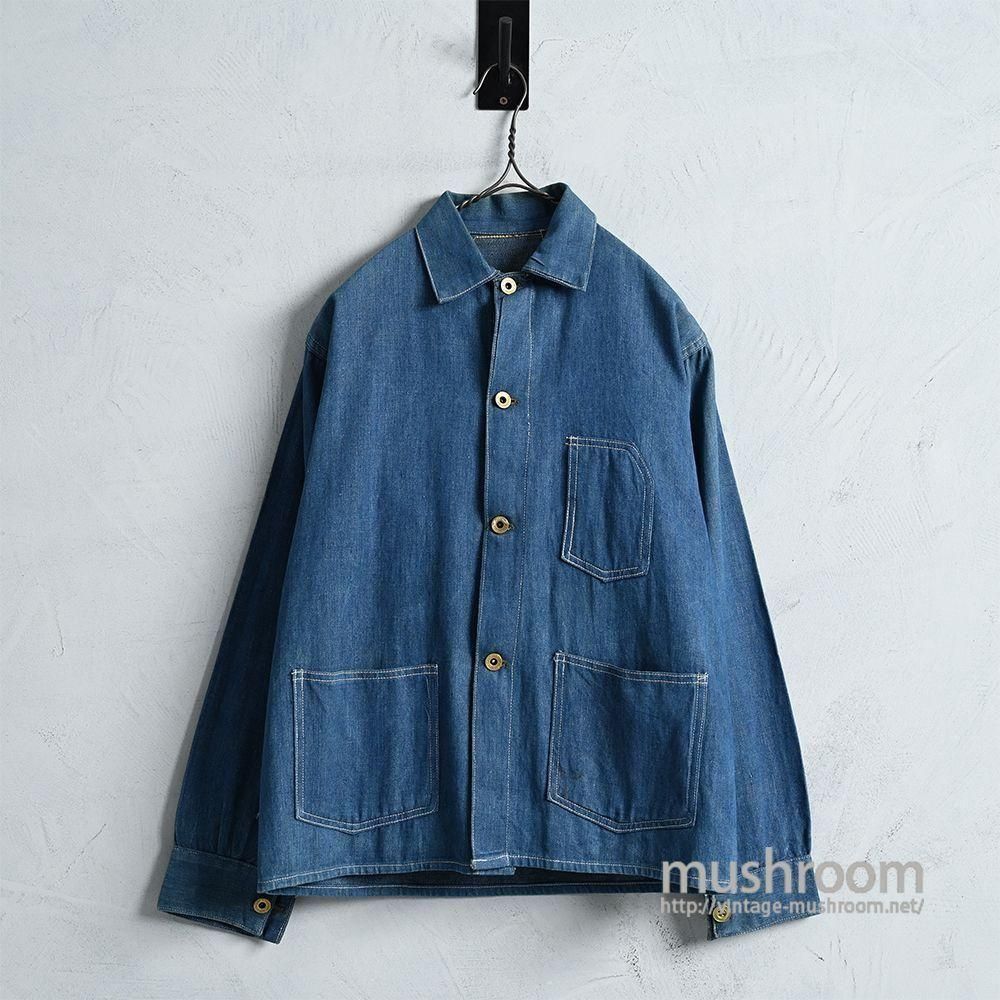 SWITCHBOARD OVERALL BLUE DENIM CHORE JACKET（1910'S20'S/GOOD CONDITION）