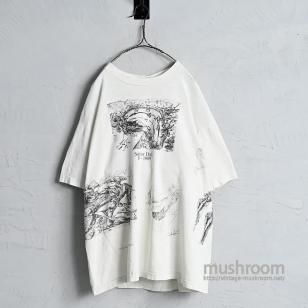 SALVADOR DALI ART T-SHIRT1990'S/GOOD CONDITION