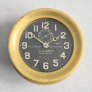 WW2 U.S.N SHIP DECK CLOCKCHELSEA CLOCK CO