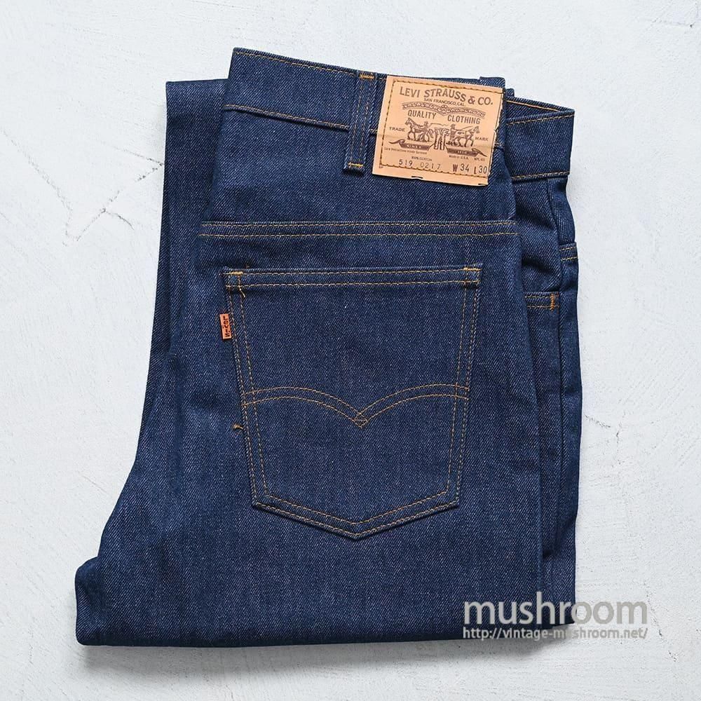 LEVI'S 519-0217 JEANS（'84/DEADSTOCK/W34L30）