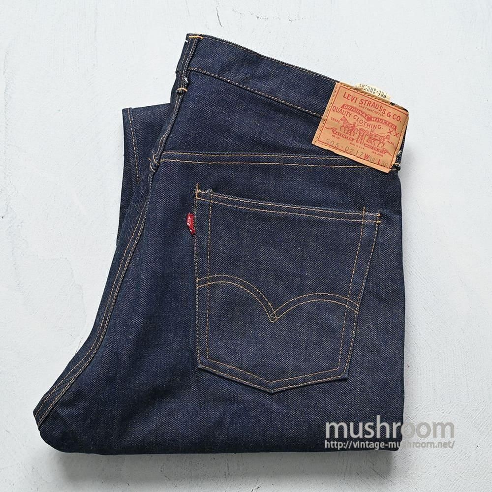 LEVI'S 505-0217 BIGE JEANS with SELVEDGE（Early Type/DEADSTOCK/W38L30）