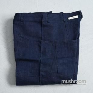 WW2 U.S.NAVY DUNGAREE DENIM TROUSERSEarly Type/DEADSTOCK/SZ 32