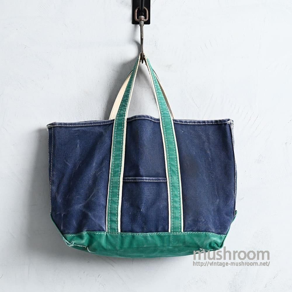 L.L.BEAN NVY×GRN DELUXE TOTE（1980'S/LARGE/GOOD CONDITION）