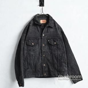 LEVI'S 70507-0260 GALACTIC WASHED BLACK DENIM JACKET'88/VERY GOOD CONDITION/MEDIUM