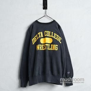 CHAMPION BLACK TWO-TONE REVERSE WEAVE1990'S/GOOD CONDITION/X-LARGE