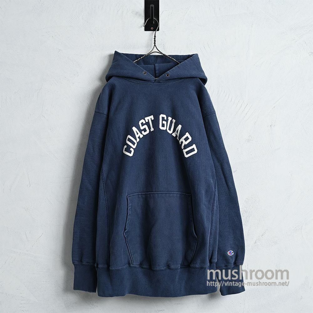 CHAMPION COAST GUARD REVERSE WEAVE HOODY（1990'S/GOOD CONDOTION/X-LARGE）
