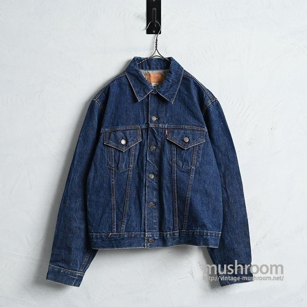 LEVI'S 70505-0217 BIGE DENIM JACKET（SZ 46/DARK COLOR & VERY GOOD CONDITION）