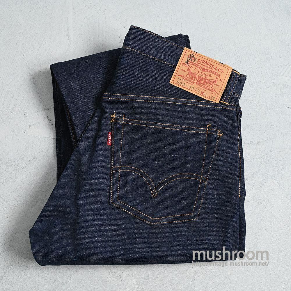 LEVI'S 551ZXX-505-0217 BIGE JEANS with SELVEDGE（DEADSTOCK/W31L29）