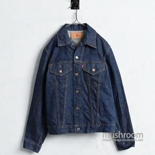 LEVI'S 70505-0217 BIGE DENIM JACKETJUST-WASHED/MINT CONDITION/SZ 40