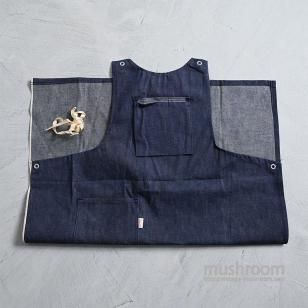 OLD DENIM WORK APRON1960'S/DEADSTOCK