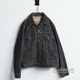LEVI'S 70506-0259 BLACK DENIM JACKET'86/VERY GOOD CONDITION/SZ 44R