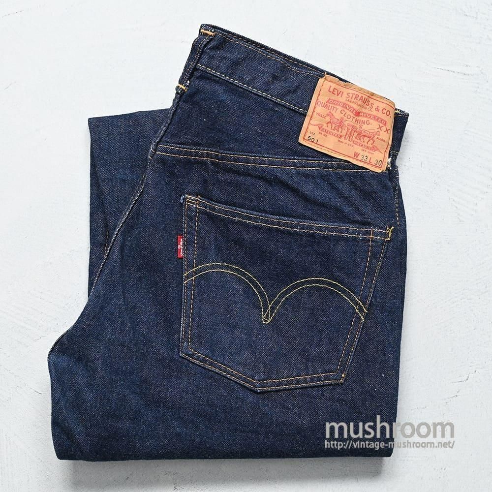 LEVI'S 501 501 BIGE JEANS（JUST-WASHED/SUPER DARK COLOR/W33L30）
