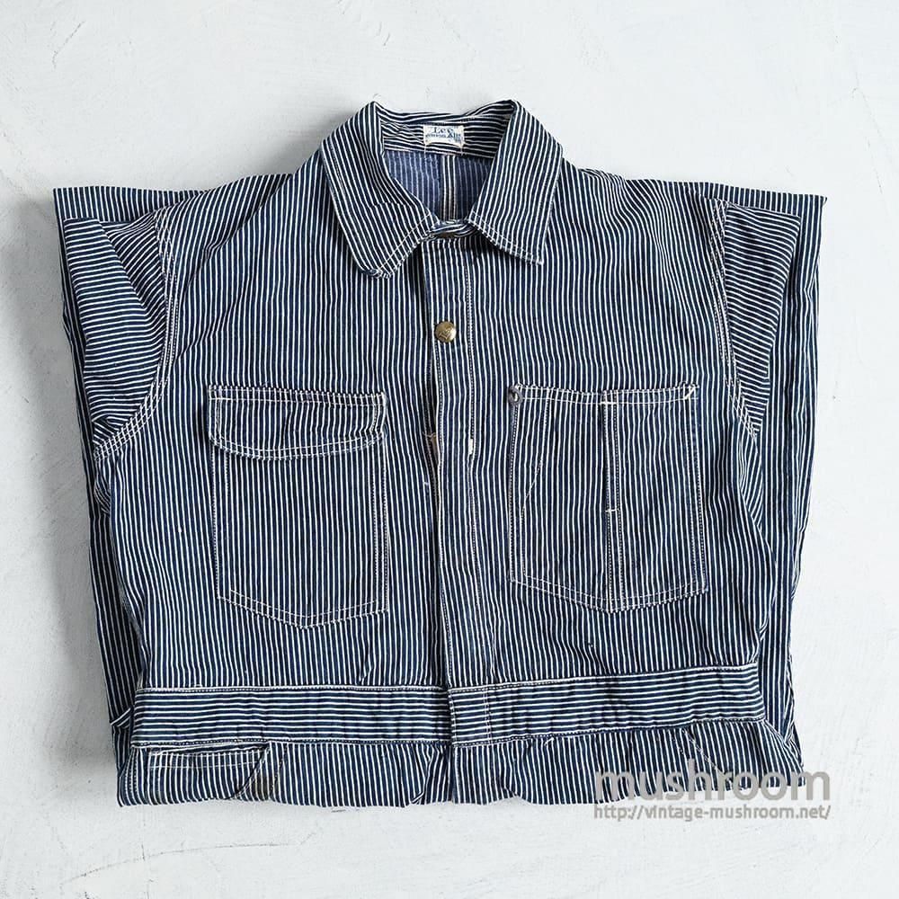 Lee UNION ALLS HICKORY-STRIPED ALL-IN-ONE with TALON HOOKLESS ZIPPER（Around 1920'S-30'S）