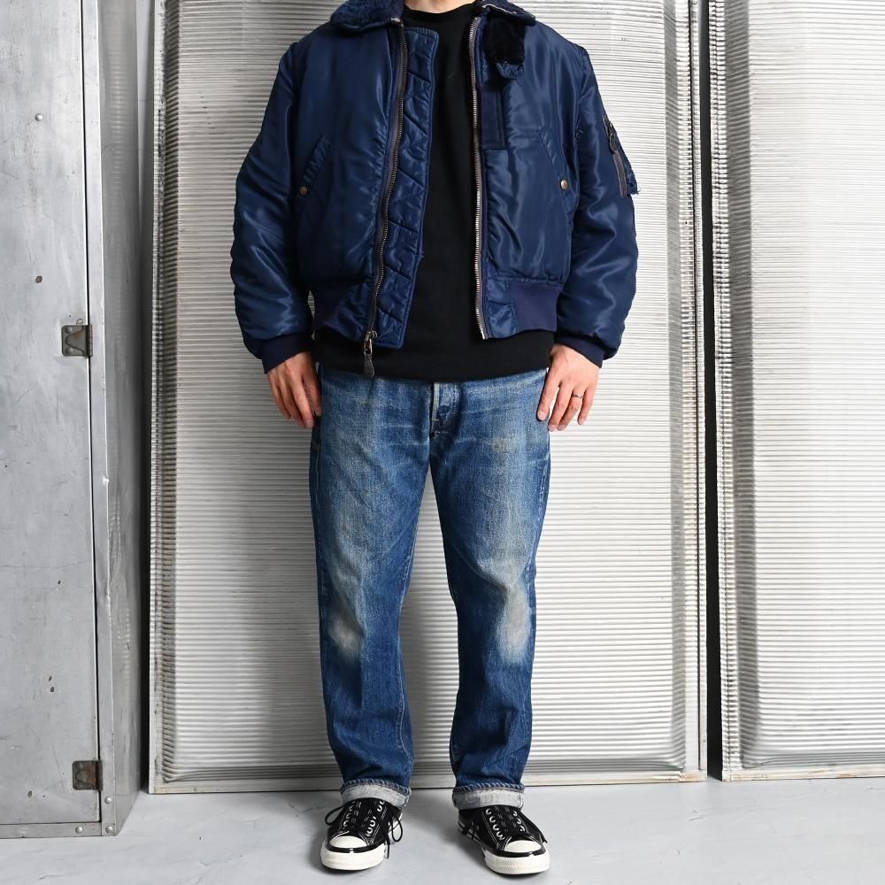 USAF B-15C FLIGHT JACKET by ALBERT TURNER（'52/FADING KNITS/SZ 36