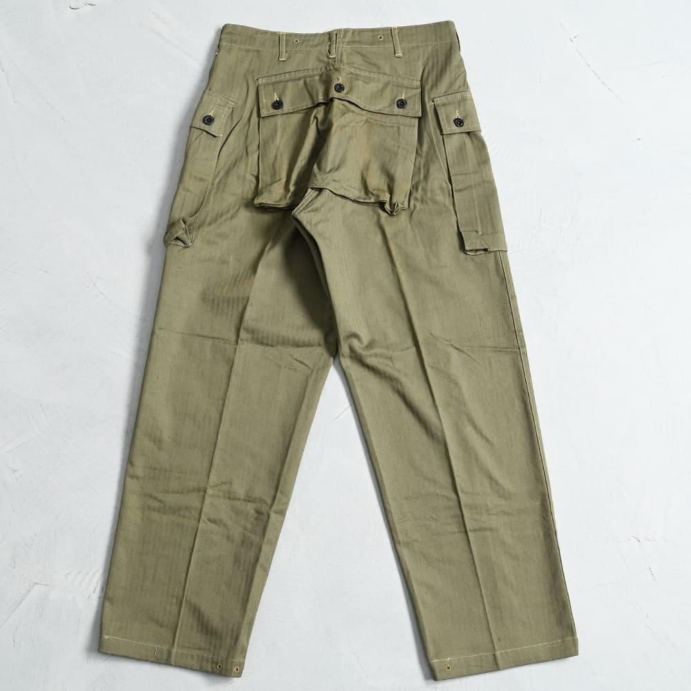 パンツ 40s USMC HBT vintage trousers USMC P-47 HBT TROUSERS（DEADSTOCK/W40L32） - 古着屋 ｜ mushroom