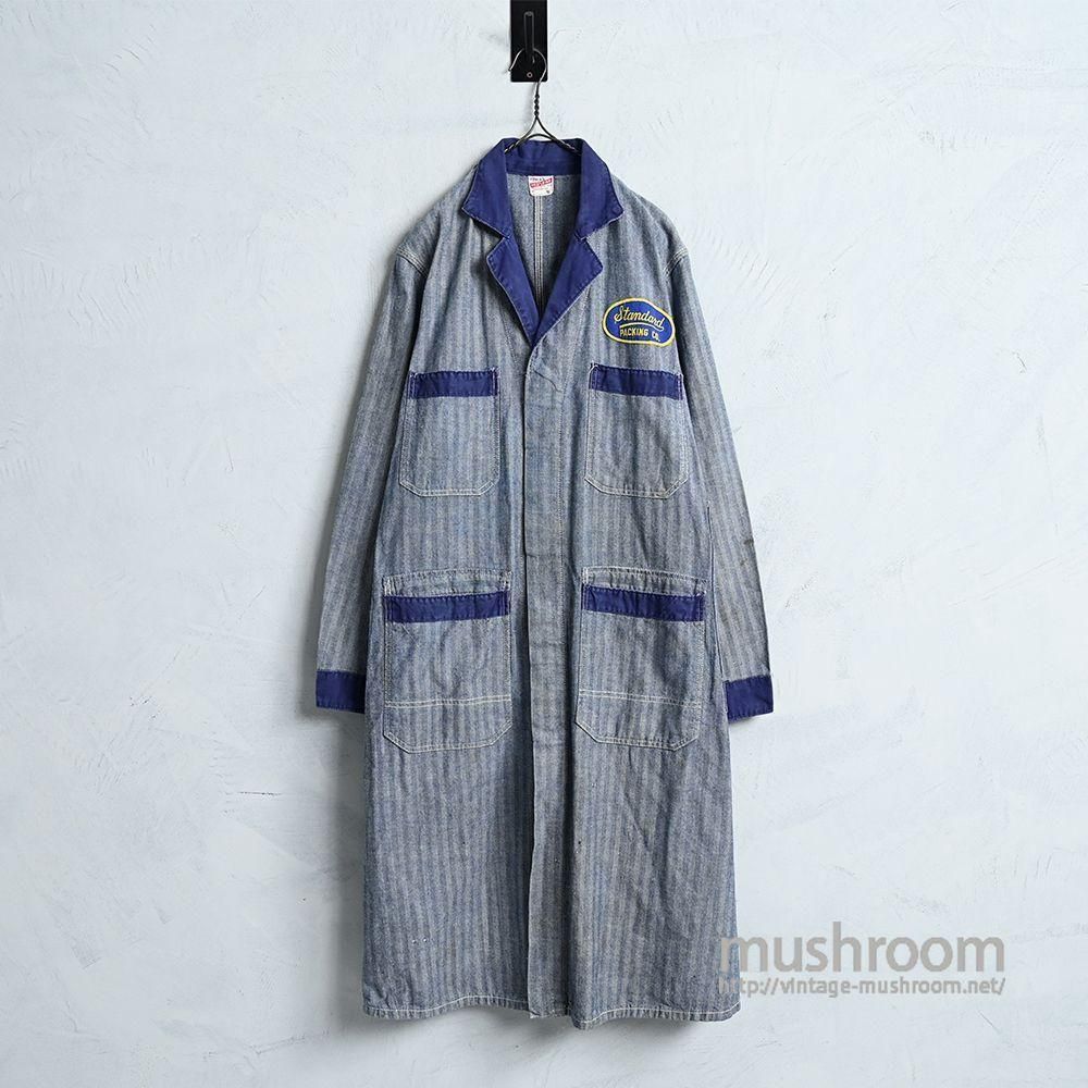 FINCK'S HBT SHOP COAT with PATCH（1950'S/SZ 40/GOOD CONDITION）
