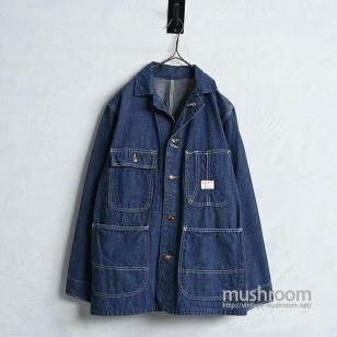 BIG MAC DENIM COVERALL1960'S/SUPER DARK COLOR