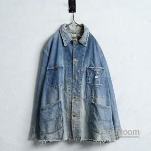 Lee 91-J DENIM COVERALL1950'S/AMAZING DAMADE/SZ 46