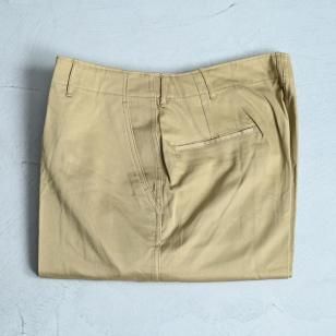 U.S.ARMY 45 KHAKI CHINO TROUSERSAround 1940'S/DEADSTOCK/W36L35