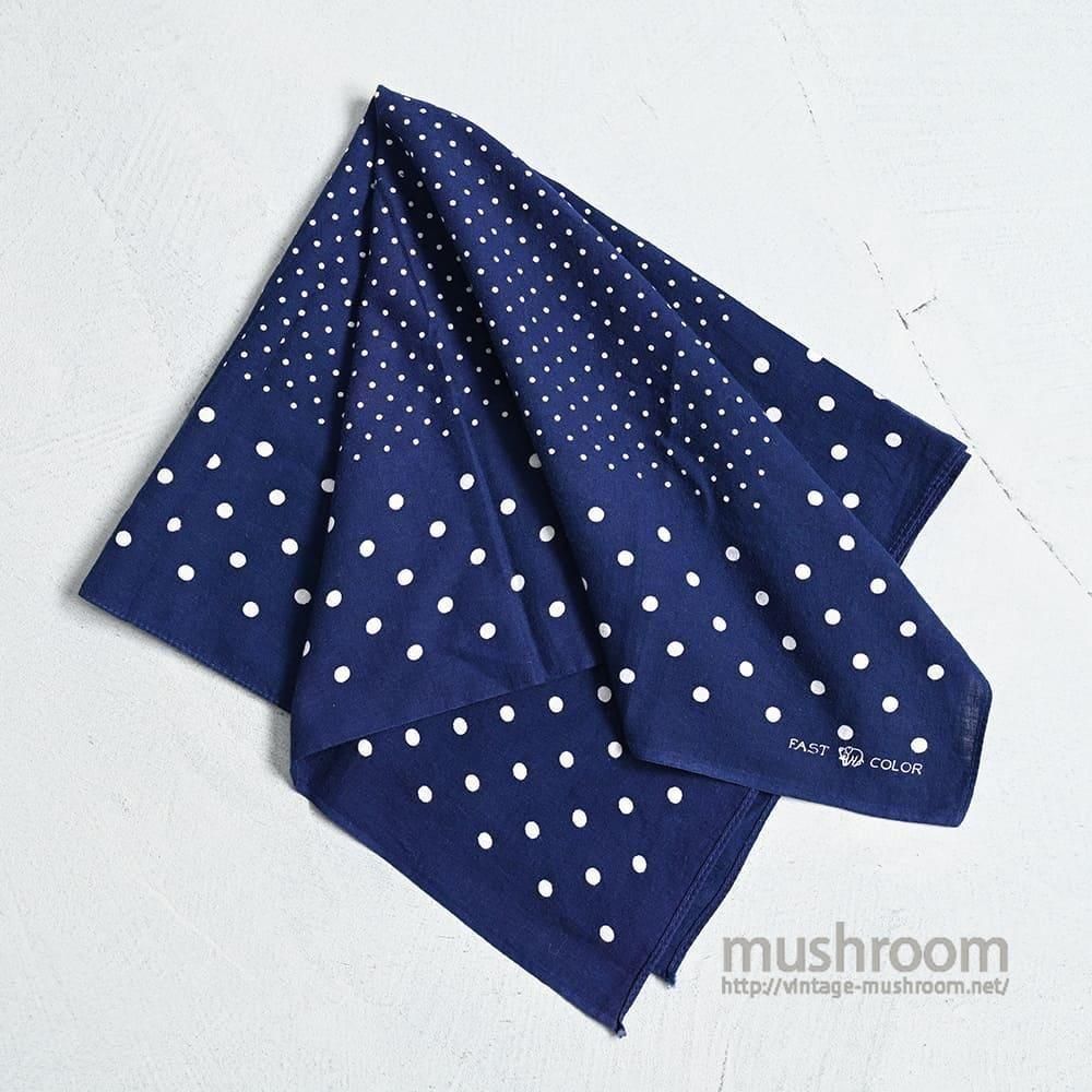 ELEPHANT BRAND POLKA DOT BANDANA1940'S/VERY GOOD CONDITION