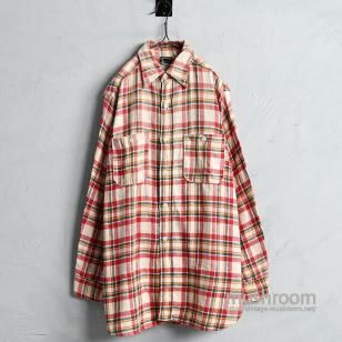 UNCLE SAM PLAID FLANNEL SHIRT1940'S/VERY GOOD CONDITION