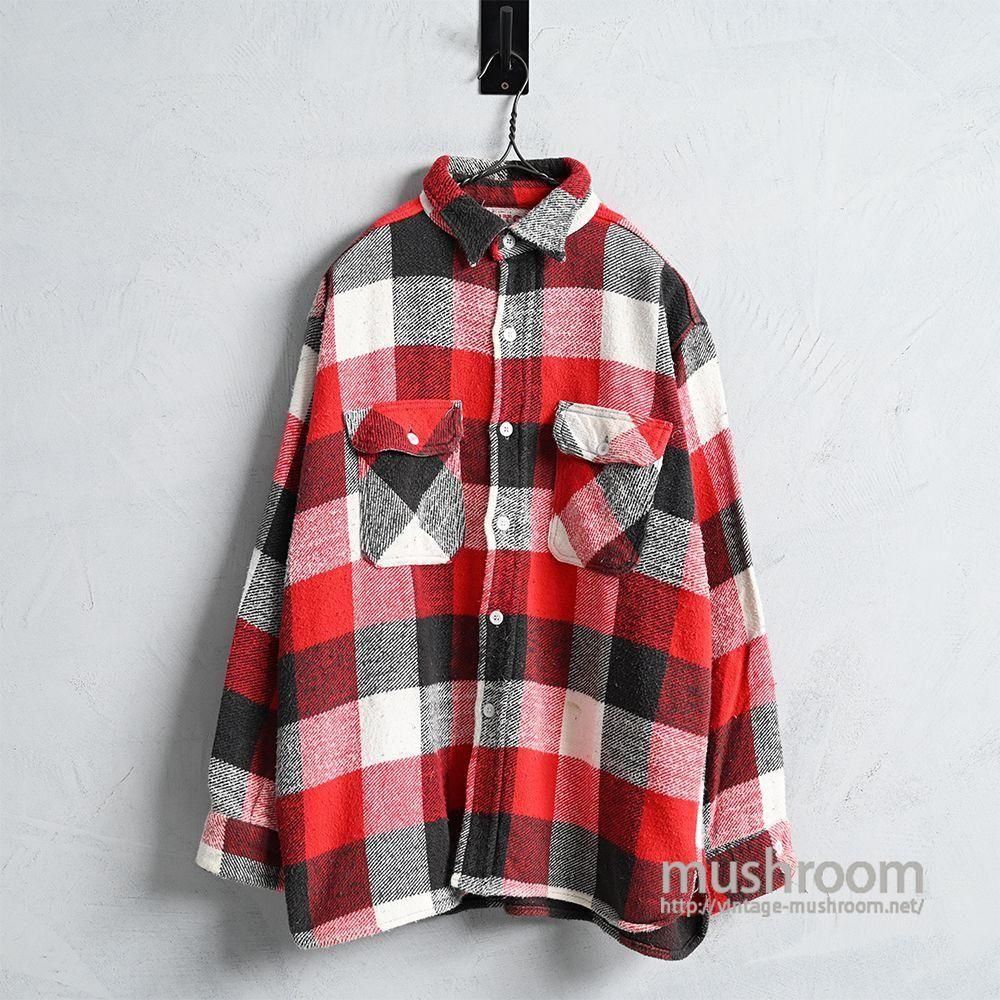 WTG PLAID FLANNEL SHIRTAround 1950'S/GOOD CONDITION