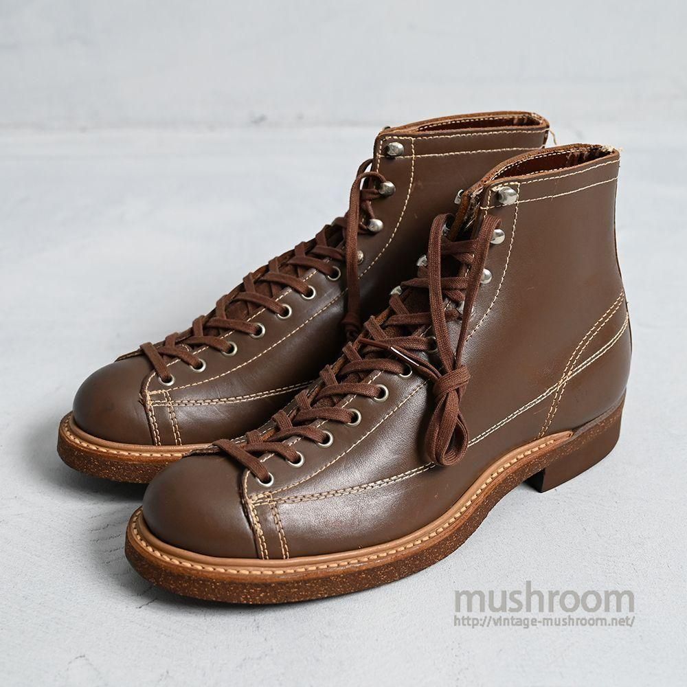 OLD LINEMAN'S WORK BOOTSAround 1950'S/DEADSTOCK/US 7 1/2 E