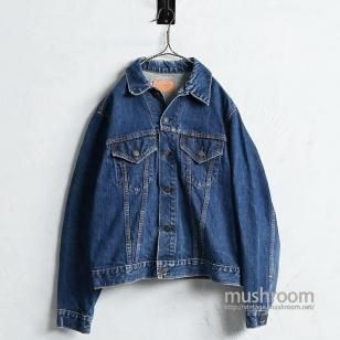 LEVI'S 70505-0217 BIGE DENIM JACKETGOOD INDIGO & GOOD CONDITION/SZ 44