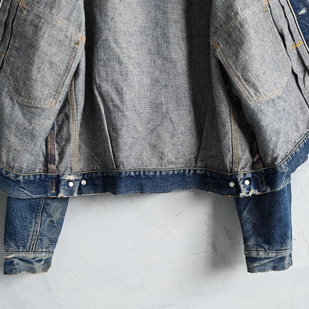 LEVI'S 517XX DENIM JACKET（Around 1950'S/DARK COLOR & BIG