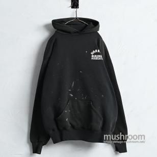 RUSSELL W/F SWEAT HOODY BLACK/XX-LARGE
