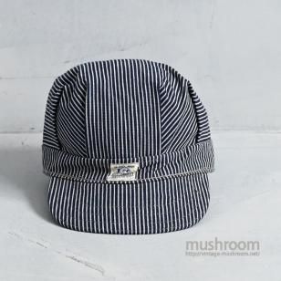 Lee HICKORY-STRIPED WORK CAP1950'S/HOUSEMARK TAG/DEADSTOCK