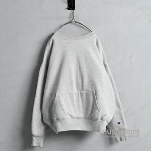 CHAMPION W/F PLAIN REVERSE WEAVE1980'S/GOOD CONDITION/X-LARGE