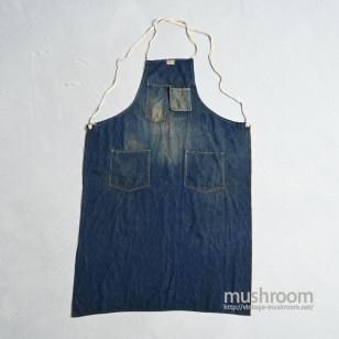 HERCULES DENIM WORK APRON1950'S/GOOD INDIGO