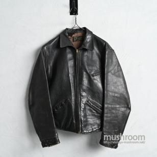 MONTGOMERY WARD LEATHER SPORTS JACKETLate 1930'S/GOOD CONDITION