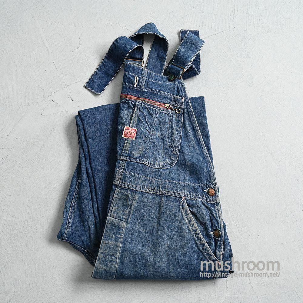 BIG MAC LOW-BACK STYLED DENIM OVERALL1940'S/GOOD INDIGO