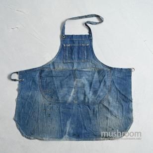 BAYLY DENIM WORK APRON1950'S/GOOD CONDITION