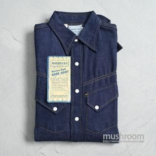 SEARS ROEBUCKS DENIM WESTERN SHIRTDEADSTOCK/SZ 14 1/2