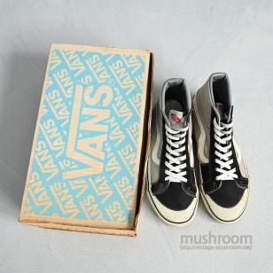 VANS HALF MOON HI-TOP with BOX1980'S/GOOD CONDITION/US 7 1/2